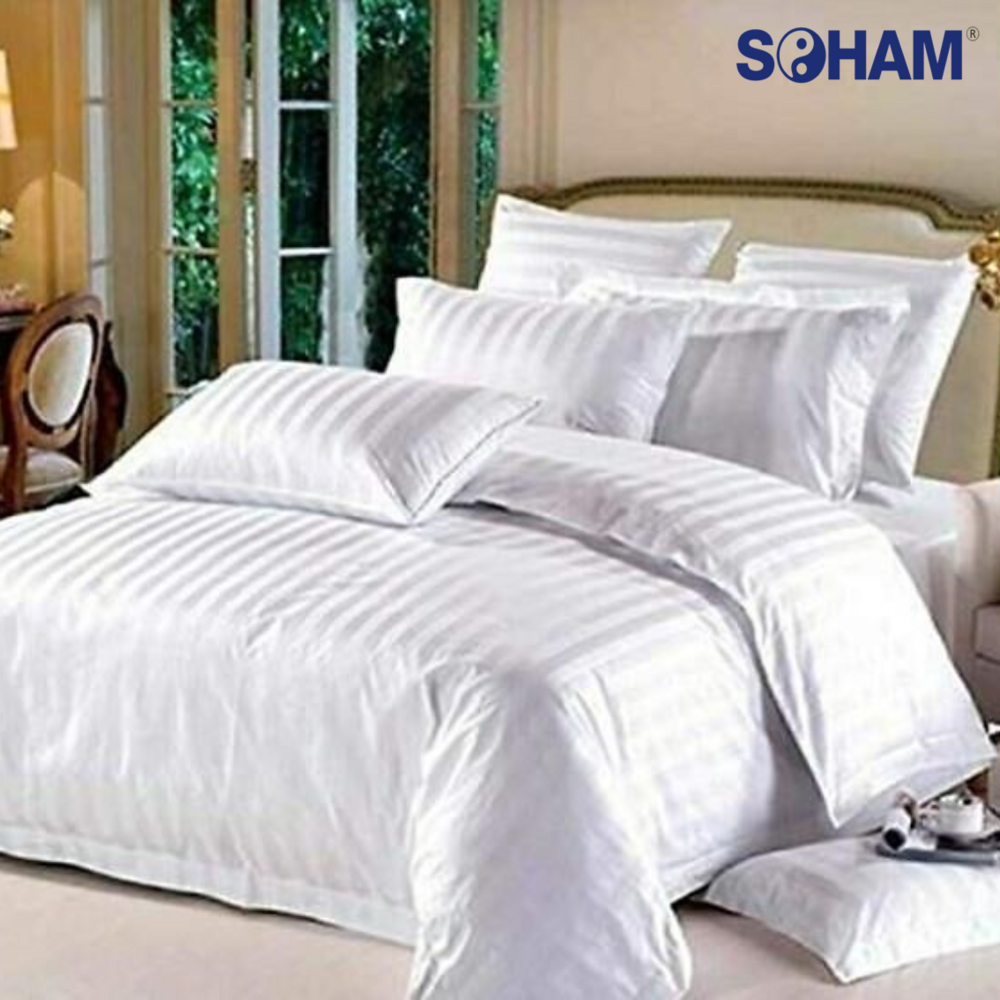 PR-2009-Hotel Duvet Cover -300 TC 1 cm Satin Stripe