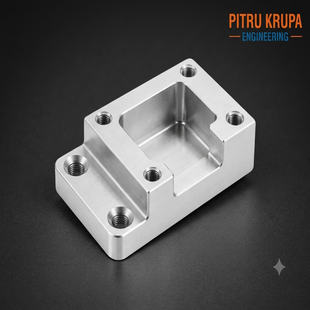 Four Axis Cnc Milling Job Work - Mild Steel, Aluminum, Stainless Steel, 600x500x400 Mm | Â±0.01 Mm Precision, Atc Compatible Tool Holding