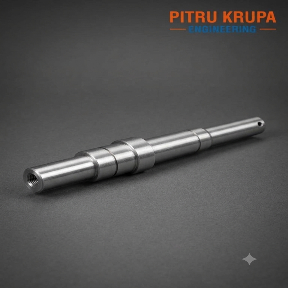 Spindle Shaft - Stainless Steel, Varying Sizes Available | CNC-Capable, Galvanized Finish for Corrosion Resistance