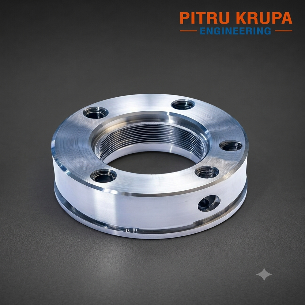 CNC Precision Turned Components - Stainless Steel, Galvanized Finish | Industrial Machine Applications, Precision Milling
