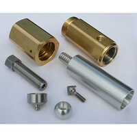 Precision Metal Turned Parts - Stainless Steel, Galvanized Finish | Cnc-milled Precision For Industrial Machine Components
