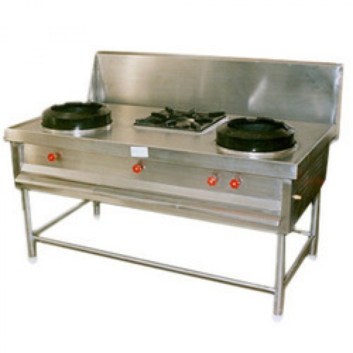 Three Burner Commercial Gas Stove