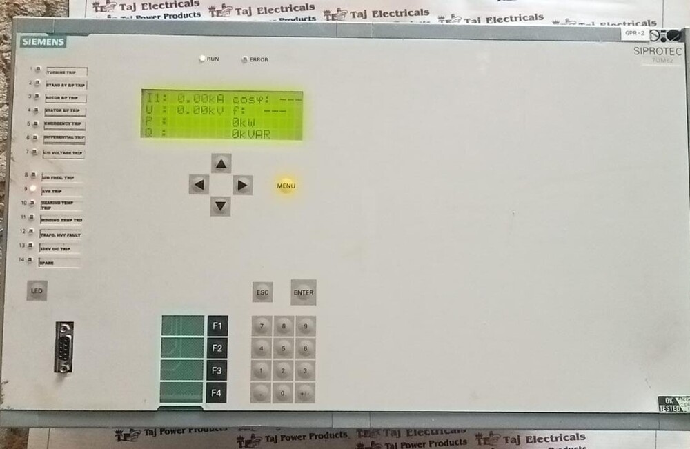 SIEMENS 7UM6221-5EB92-3CA0/FF (BF1012106579) GENERATOR PROTECTION RELAY