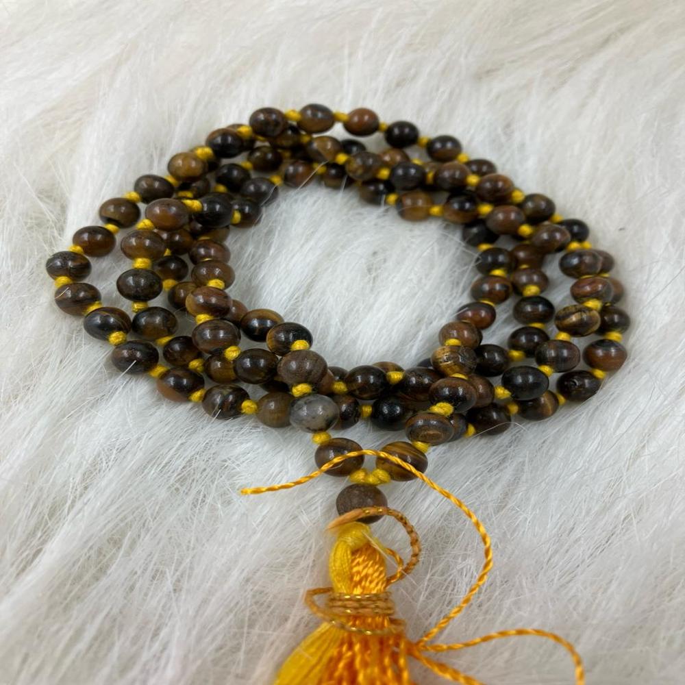 Tiger Eye Stone Mala 4mm Size