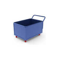 Four Wheeled All Steel Box Trolley