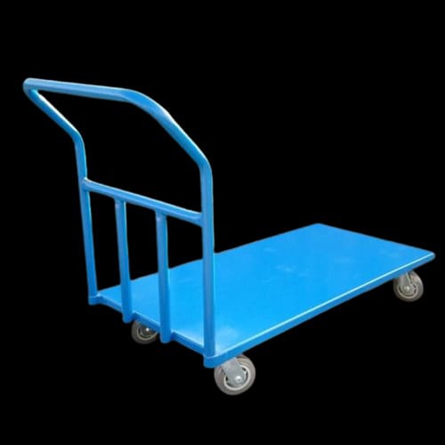 Single Upright Push And Pull Platform Trolley