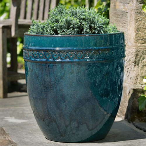 Ceramic Planters - Color: Blue