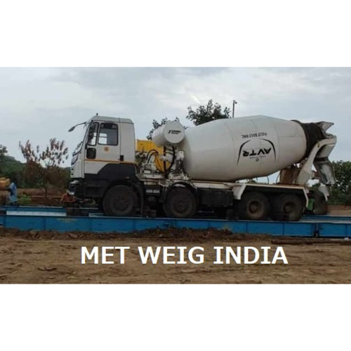 Concrete Mixer Machine Weighbridge - Color: Blue