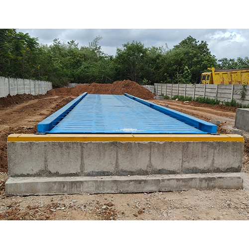 Foundation Less Weigh Bridge - Color: White