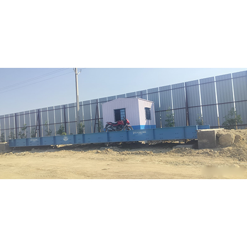 Foundation Less Weigh Bridge - Color: White
