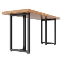 Metal Table Legs 28 Inch Height X 17.7 Inch Wide With Adjustable Protector Feet - Application: Industrial