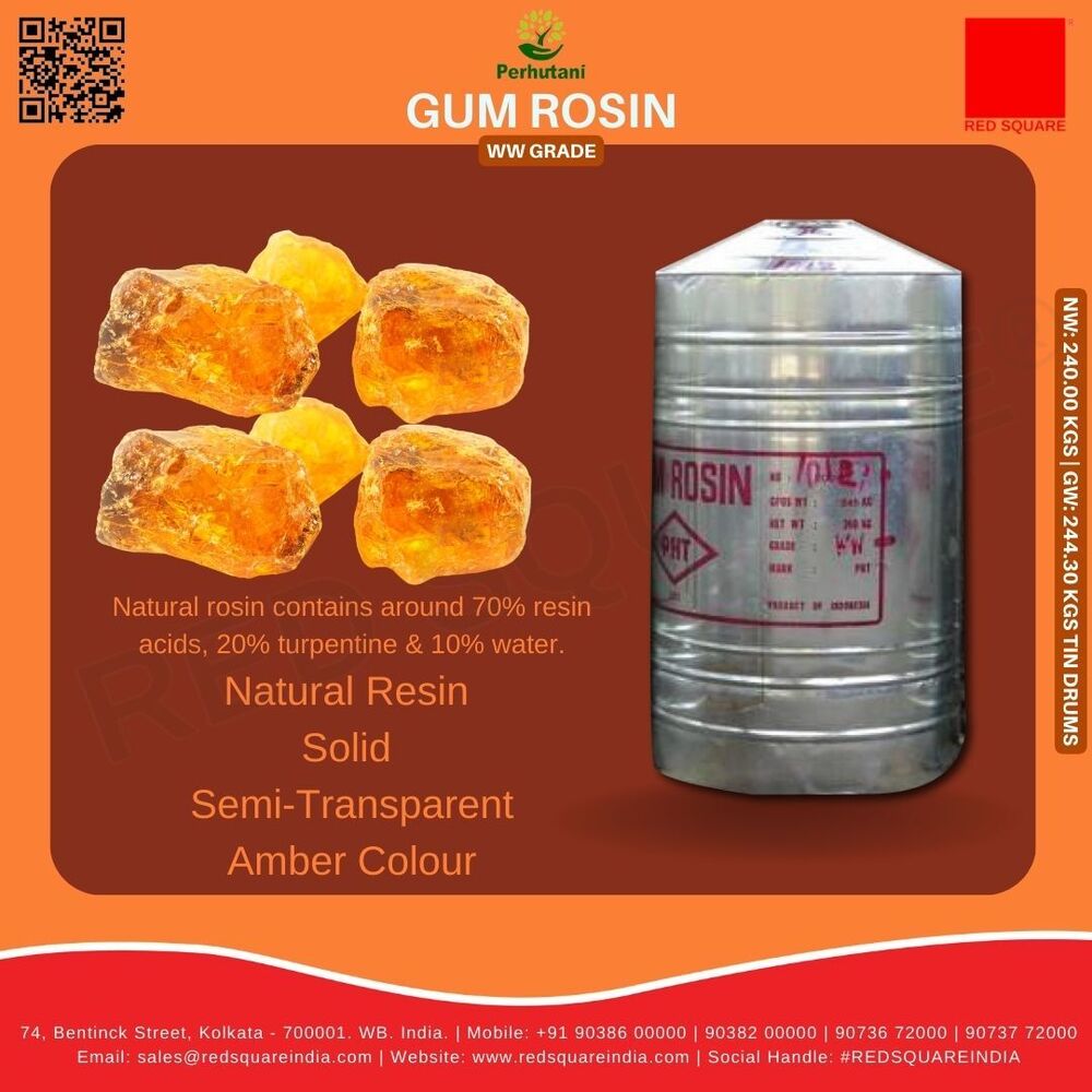 Gum Rosin WW Grade