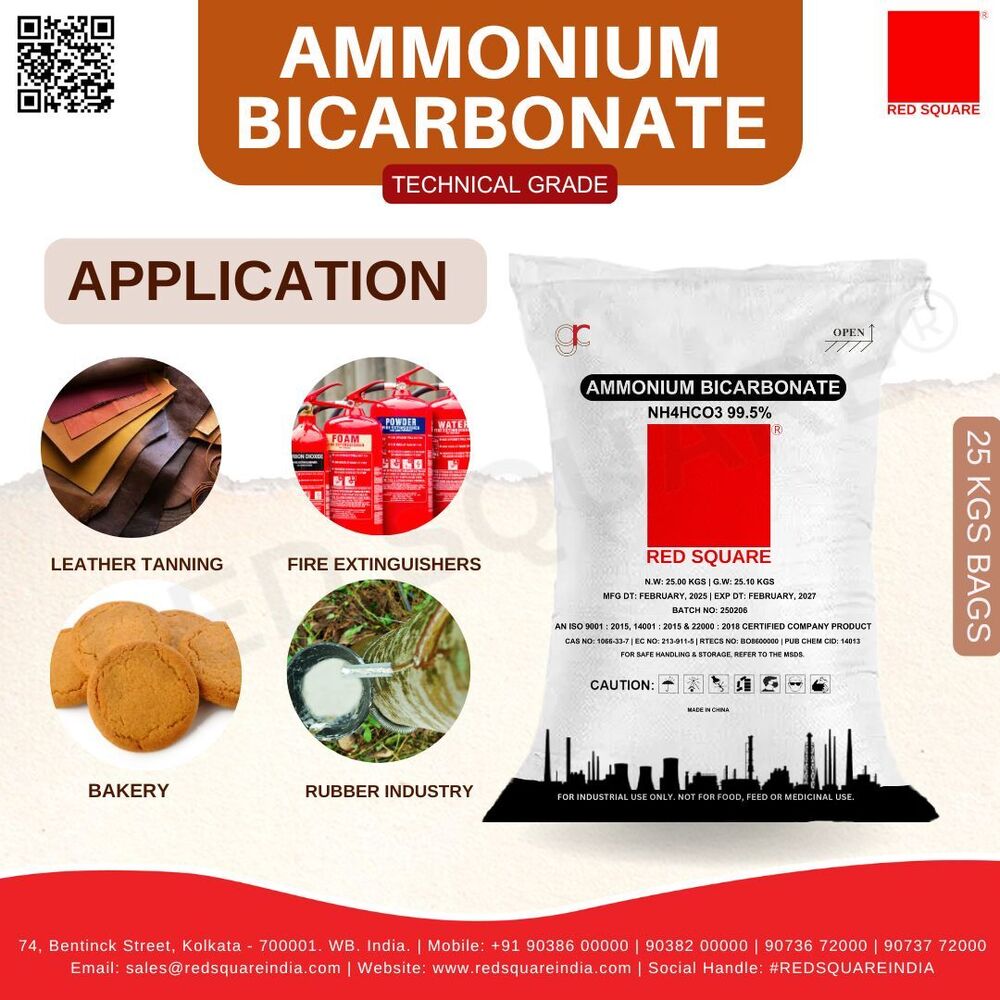 Ammonium Bicarbonate - Technical Grade - RED SQUARE