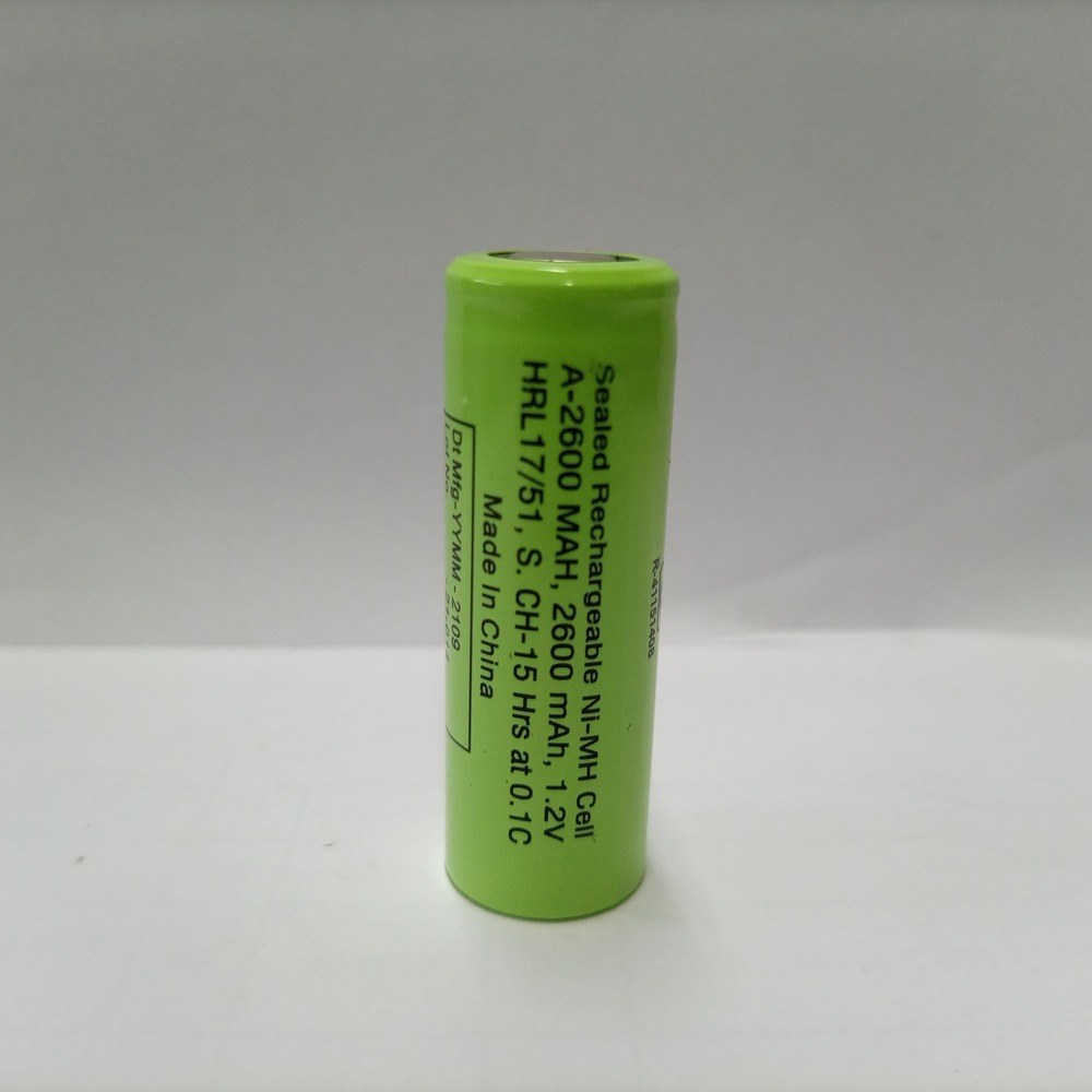 Surepower 1.2V, 2600mAH Ni-Mh Battery, A-2600mAH