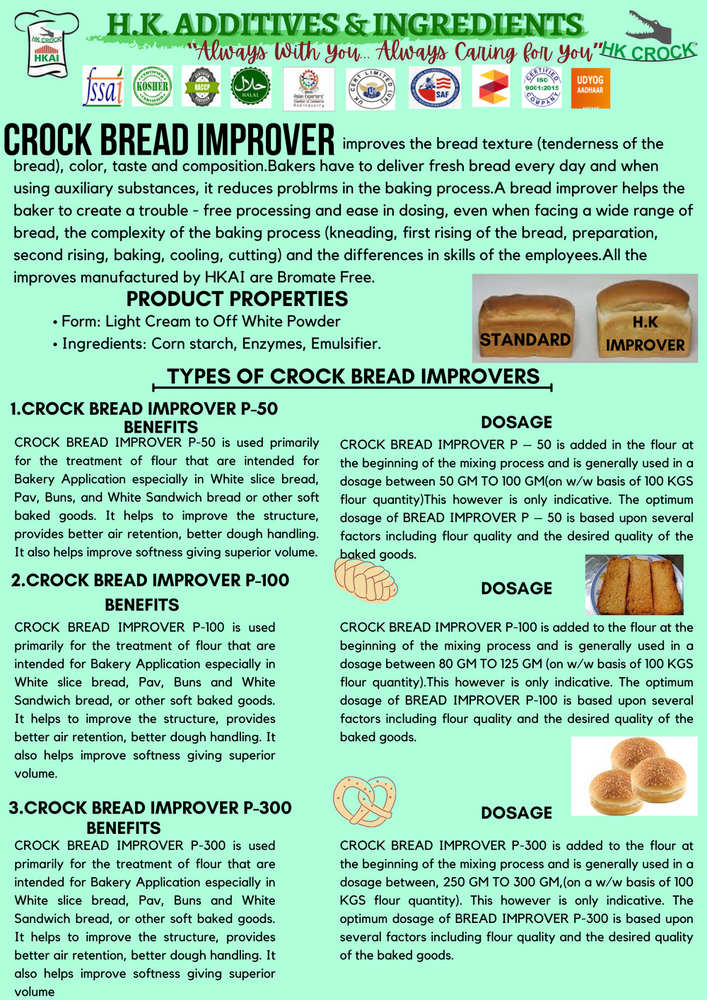 Bread Improver - Hk100 - Cas No: 12125-02-9