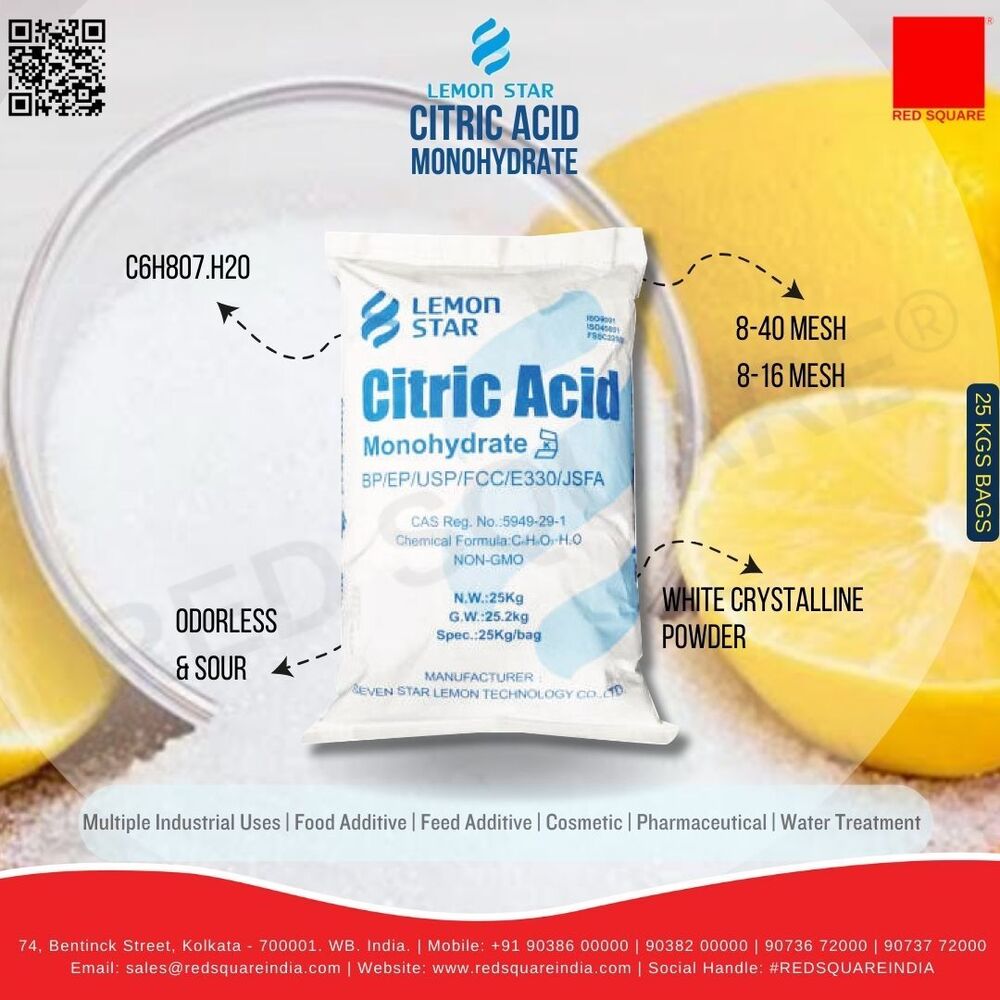 Citric Acid Monohydrate - Lemon Star