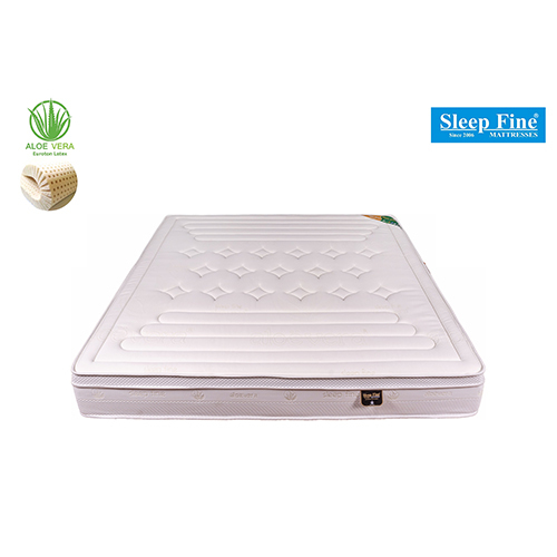 Aloevera Euroton Ortho Mattress With Latex - Color: As Per Requirement