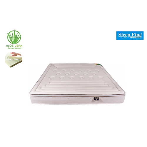 Pocketed Spring Aloe Vera With Latex Mattress - Color: As Per Requirement