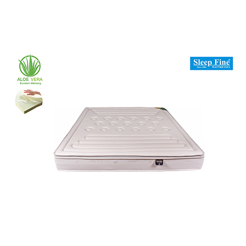 Pocketed Spring Aloe Vera With Memory Foam Mattress - Color: As Per Requirement