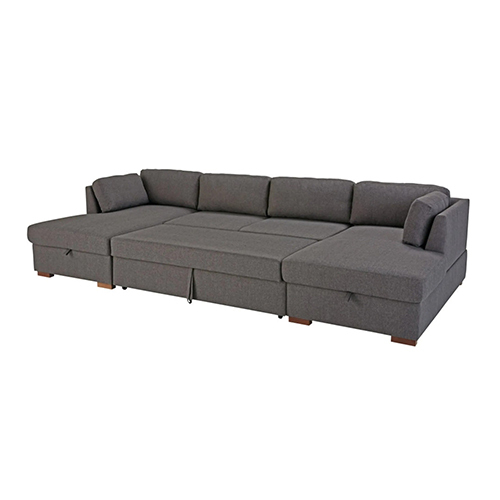 U Shaped Designer Sofa Cum Bed - Assembly: No Assembly Required