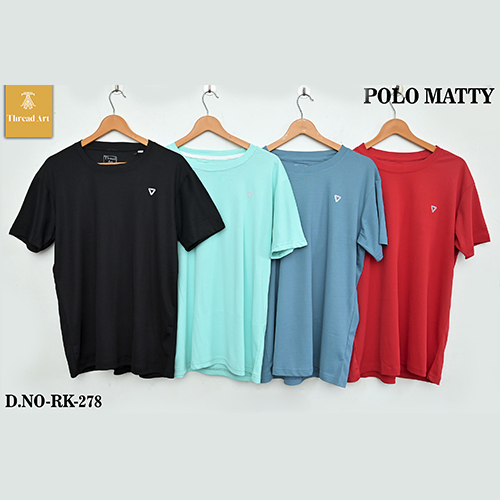 RK-278 Polo Matty Round Neck T-Shirt