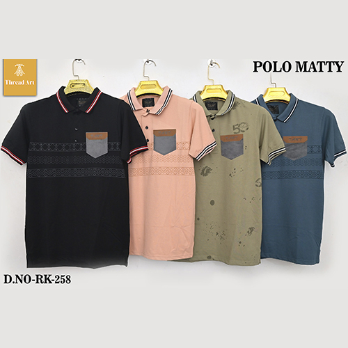 RK-258 Polo Matty Collar T-Shirt