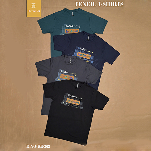 RK-308 Mens Fancy Tencil T-Shirt