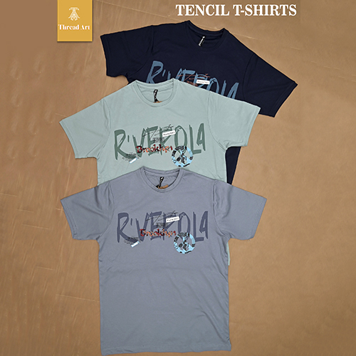 RK-309 Mens Stylish Tencil T-Shirt
