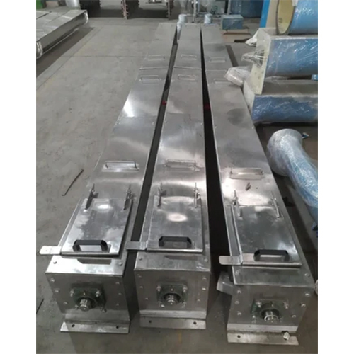 Stainless Steel Screw Conveyor - Color: Silver