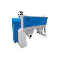 Horizontal Scourer Machine - Galvanized Steel, 2 T/hr Capacity, 440 Volt Plc Control | Automatic High Efficiency For Commercial Use, 1-year Warranty