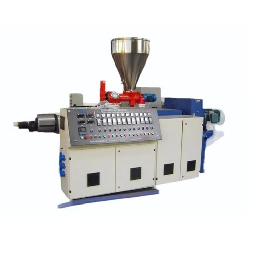 Pvc Pipe Extruder Making Machine - Color: White