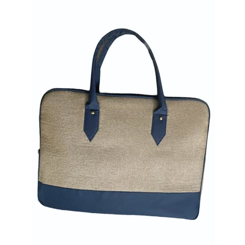 Jute Laptop Bag - Color: Multicolor