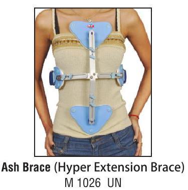 Ash Brace - Metal With Foam Padding, Adjustable Dimensions | Posture Correction, Back Support, Lightweight Design, Adjustable Straps
