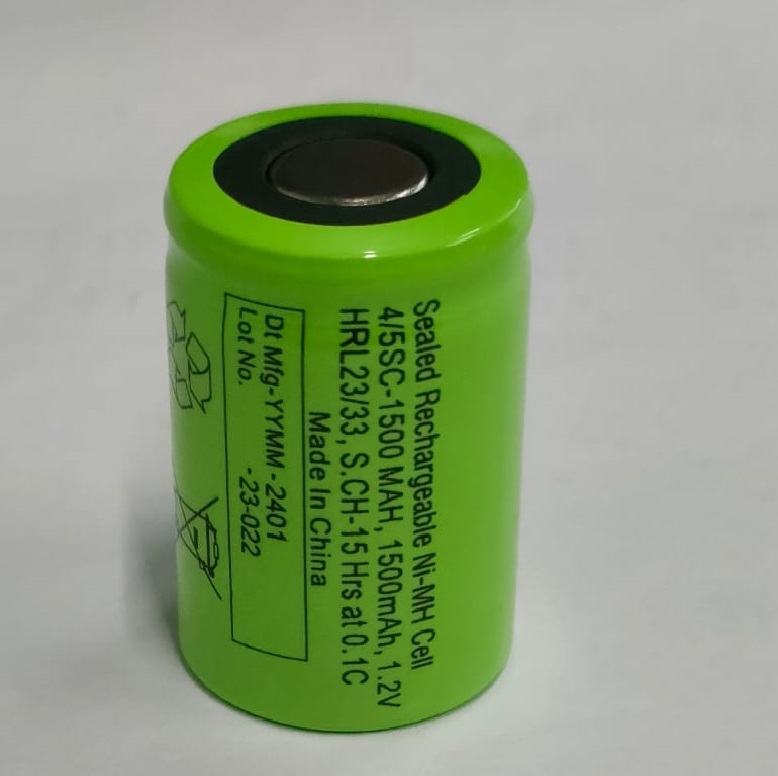 Surepower 1.2V, 1500mAH Ni-Mh Battery, 4/5SC-1500mAH