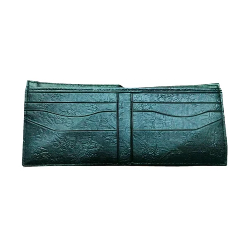 Men Leather Wallet - Color: Black