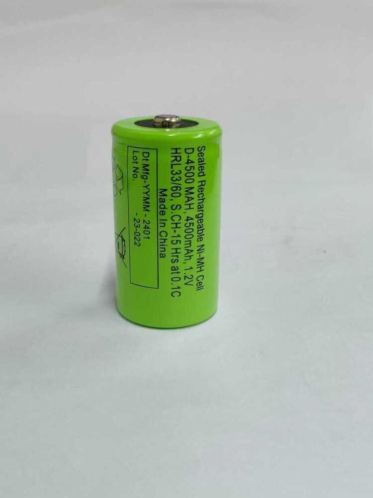 Surepower 1.2v, 4500mah Ni-mh Battery, D-4500mah - 4500mah Capacity, 33mm Diameter X 61.5mm Height, Industrial Grade For Electronics, Medical & Lighting Applications