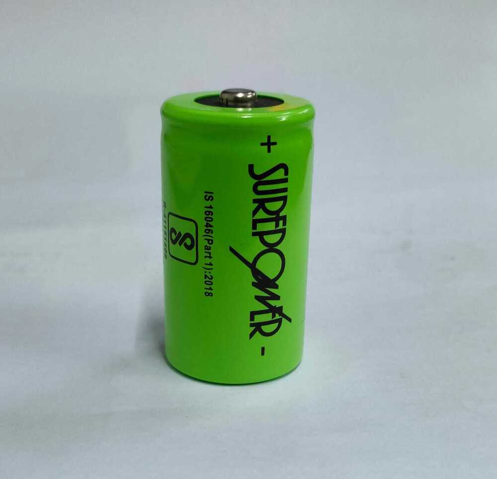 Surepower 1.2v, 4500mah Ni-mh Battery, D-4500mah - 4500mah Capacity, 33mm Diameter X 61.5mm Height, Industrial Grade For Electronics, Medical & Lighting Applications
