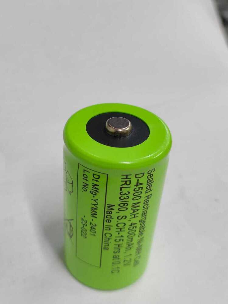 Surepower 1.2v, 4500mah Ni-mh Battery, D-4500mah - 4500mah Capacity, 33mm Diameter X 61.5mm Height, Industrial Grade For Electronics, Medical & Lighting Applications
