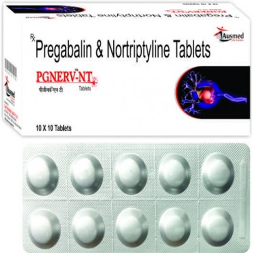 Nortriptyline Hydrochloride IP Equivalent to Nortriptyline 10 mg Pregabalin IP 75 mg