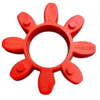 Gr Rotex Spiders Coupling - High-quality Plastic, Various Sizes Available, Sleek Red With Silver Touch Finish | Ideal For High Standard Industrial Usage