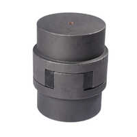 Ci Flexible Coupling - Iron, Various Sizes , Sleek Black Color With Polished Surface For Secure Industrial Shaft Connections