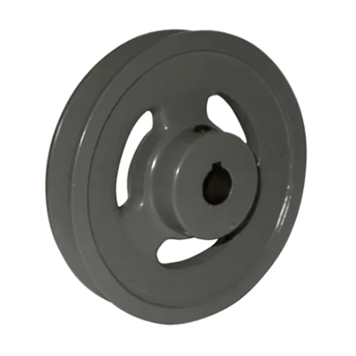 CI Pulley - Durable Material, Various Heights and Widths, Sleek Grey Finish | Reliable for Heavy-Duty Industrial Applications