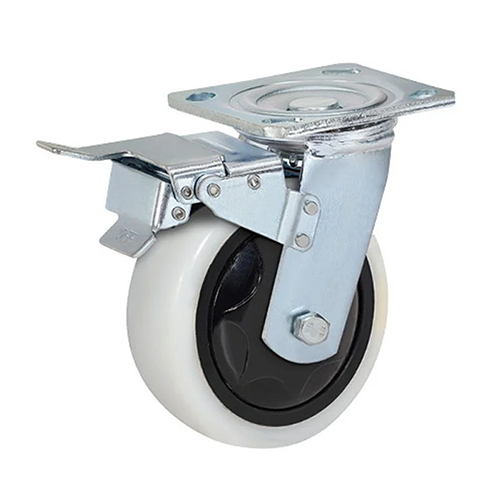 Nylon Caster Wheel - Color: Silver