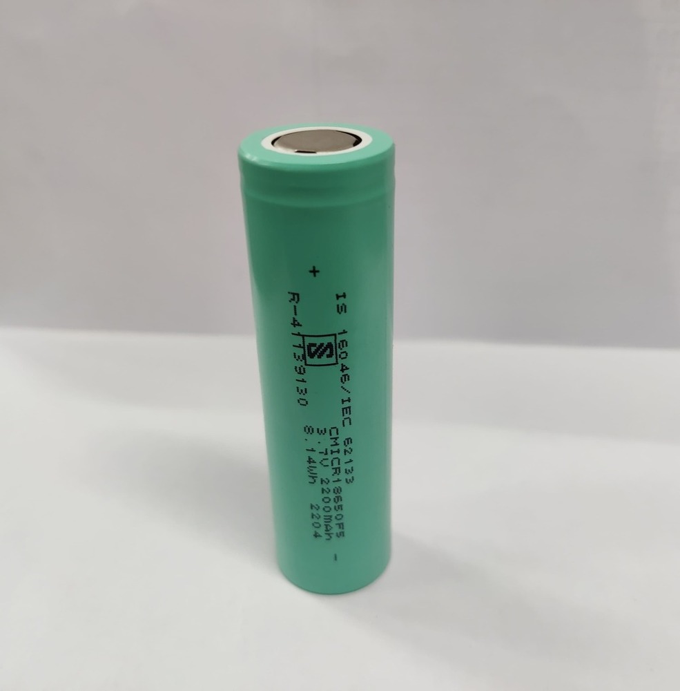 Cham 3.7V, 2200mAH Lithium ion Battery, 18650-2200mAH