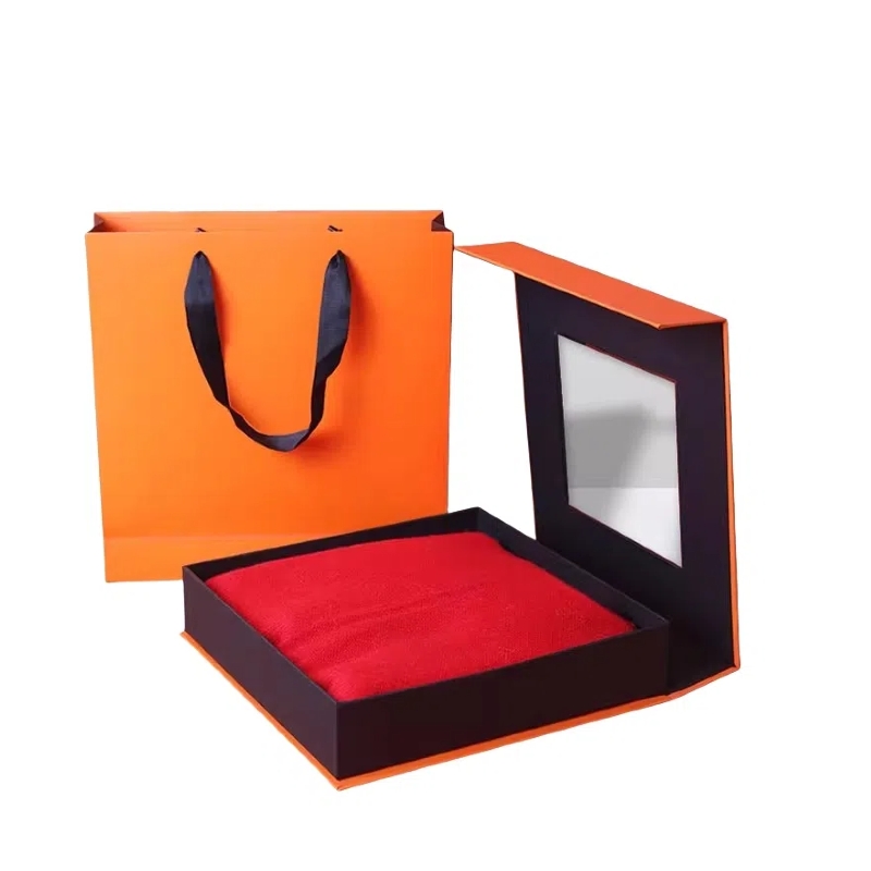 Angle Flap Cardboard Box With Window - Design: Modern