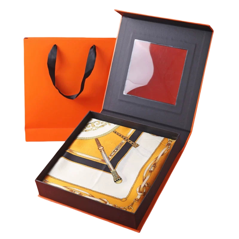 Angle Flap cardboard box with window