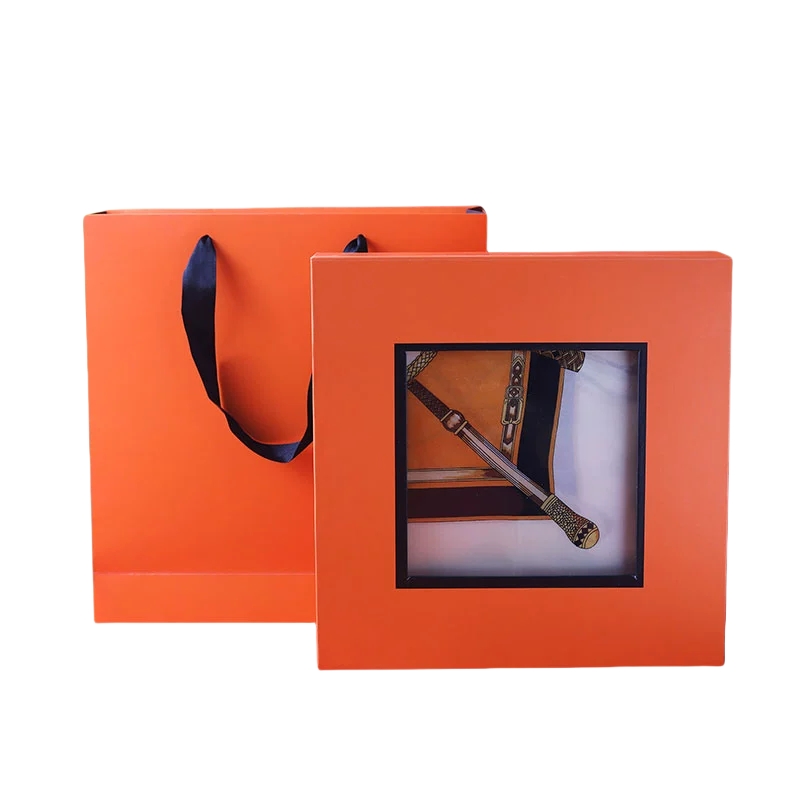 Angle Flap cardboard box with window