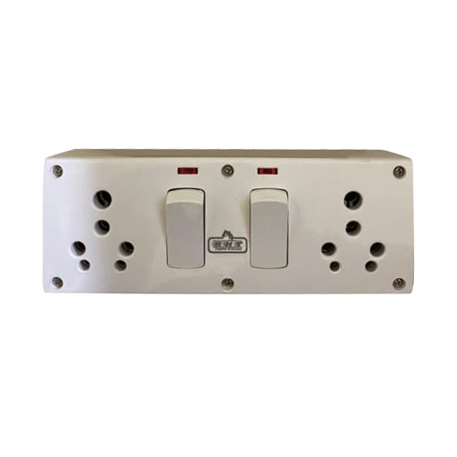 Double Switch Socket - Application: Electrical