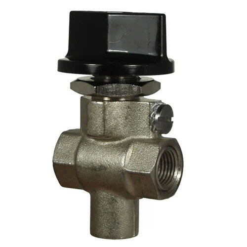 Panel Mount Valve - Color: Silver