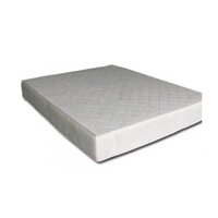 Pu Waterproof Bed Mattress - Soft Foam 4 Inch Thickness, 4x6 Foot Size, Elegant White Color | Durable Comfort With Warranty